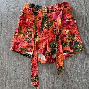 FARM Rio Blooming Garden Shorts NWOT